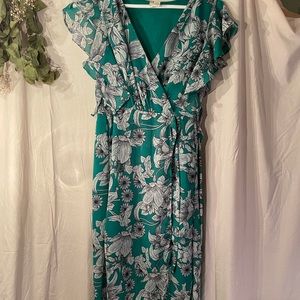FLORAL MAXI DRESS - medium